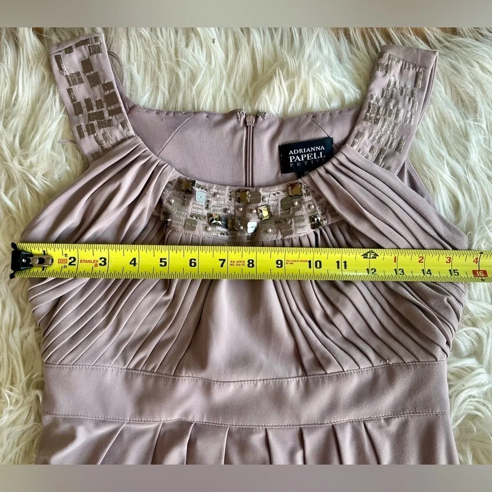 Lilac Adriana Papell cocktail dress - Picture 11 of 15